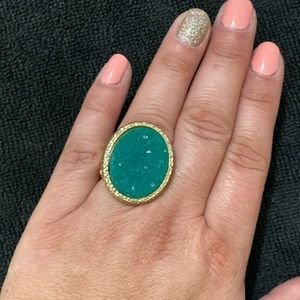 Adjustable raw rock stone to match necklace